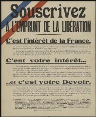 Souscrivez à l'emprunt de la Libération Auxerre Imprimerie l’Universelle