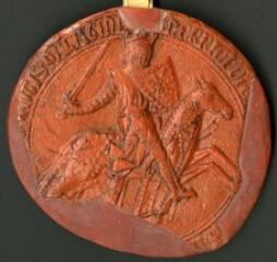 1 vue  - Contre-sceau d\'Henri Ier, roi de Navarre et comte de Champagne (ouvre la visionneuse)