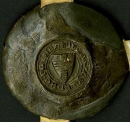 1 vue  - Contre-sceau de Guillaume, seigneur de Prunoy (ouvre la visionneuse)