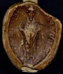 1 vue  - Sceau d\'Hugues de Mâcon, évêque d\'Auxerre (ouvre la visionneuse)