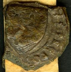 1 vue  - Contre-sceau de la prévôté de Saint-Florentin (troisième empreinte) (ouvre la visionneuse)