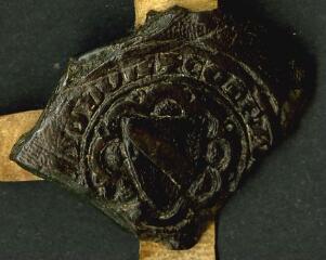 1 vue  - Contre-sceau de la cour du comté de Tonnerre (seconde empreinte) (ouvre la visionneuse)