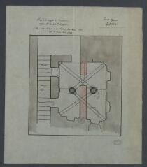 1 vue  - Plan de la crypte de l\'ancienne église S[ain]t-Amâtre d\'Auxerre / Roland Boudier. (ouvre la visionneuse)