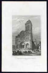 1 vue  - Église de la Madeleine à Vézelay : (Nivernais) / Rouargue frères del & sc. (ouvre la visionneuse)