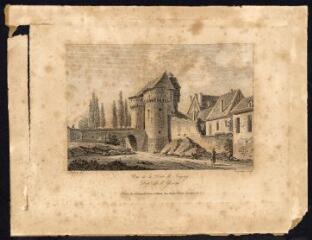 1 vue  - Vue de la Porte de Joigny : Département de l\'Yonne / Chapuy del. ; Baugean sculp. (ouvre la visionneuse)