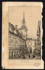 1 vue Auxerre : Tour de l'Horloge [d'après Lallemand] / Lechat del ; Victor Petit lith.