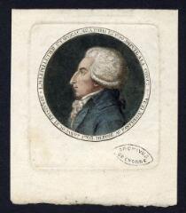 1 vue L. M. Lepelletier St Fargeau : né à Paris le 29 Mai 1760, député de la Conv[ention].