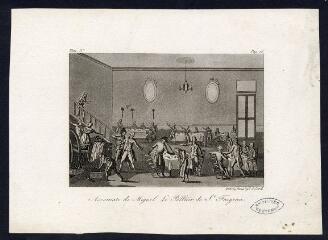 1 vue Asesinato de Miguel Le Peletier de St Fargeau : le 20 Janvier 1793 / Dib y Grav pr. J. Card.