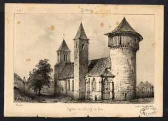 1 vue  - Yonne : Église de Chitry le fort / V. Petit del. ; [ V. Petit sc.]. (ouvre la visionneuse)