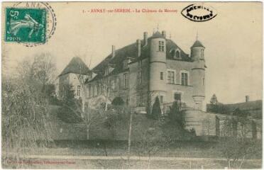 1 vue Annay-sur-Serein. Le château de Moutot.