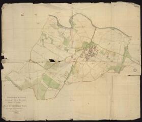 1 vue Plan géométrique de la commune de Villiers-Vineux. – [S.l.] : [s.n.], 1807.