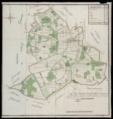 1 vue Plan topographique de la paroise de Fontenouilles / Roy, arpenteur.