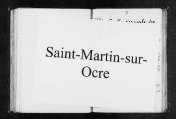 3 vues Saint-Martin-sur-Ocre : T ( 1893-1902 ) - 5 Mi 1237/ 106
