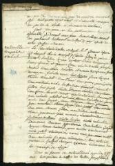 ouvrir dans la visionneuse : 1 vue Remise du cahier de doléance de Migé à Claude Dautin notaire royal