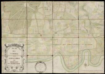 1 vue Plan des terres et seigneuries de Régennes et d'Appoigny. Troisième partie du plan de Régennes et d'Appoigny.