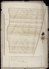 1 vue Plan et figure du climat dit le Haut-des-Beauces assise sur le finage de Bonnard / Joinon Edme, arpenteur royal.