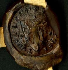 1 vue  - Contre-sceau de la prévôté de Clamecy (première empreinte) (ouvre la visionneuse)