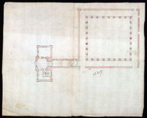 1 vue [Plan du château de Jully].